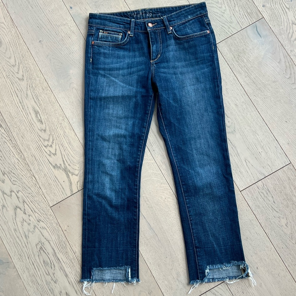 Joe's Jeans Dark Blue Ankle Cropped Denim